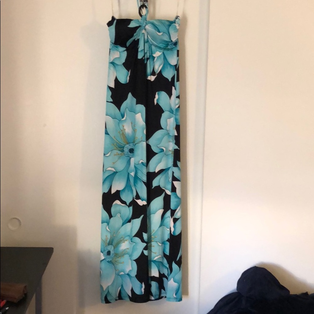 Halter floral dress
